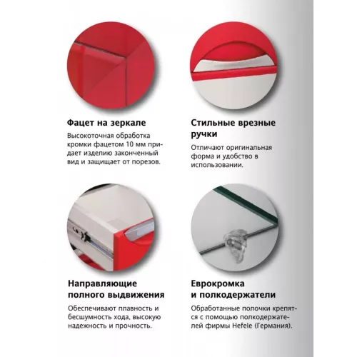 Зеркальный шкаф Style Line Жасмин 55/C, изображение 5