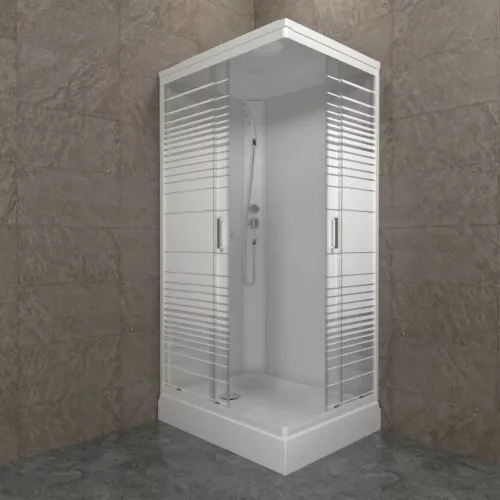 Душевая кабина Triton КВАДРО А NEW (низкий поддон ), Выбрать размер: 100х80, изображение 2