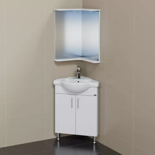 Тумба напольная СанТа Аврора 65 угловая, без раковины, изображение 3