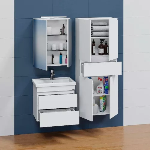 Тумба подвесная СанТа Марс 60 с 2 ящиками , без раковины, изображение 3