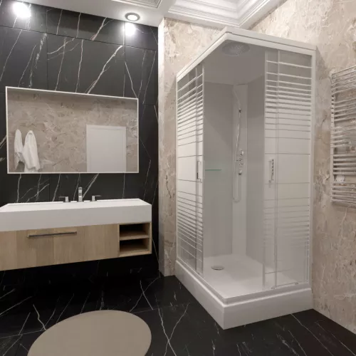 Душевая кабина Triton КВАДРО А NEW (низкий поддон ), Выбрать размер: 100х80, изображение 3