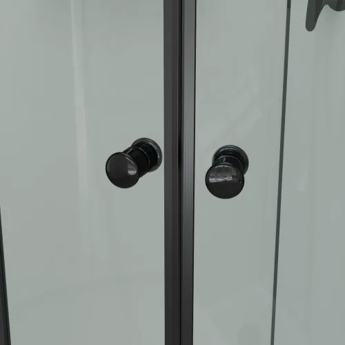 Душевая кабина RGW AN-208 черный/прозрачное, Цвет профиля: Черный, Выбрать размер: 80х80, изображение 5