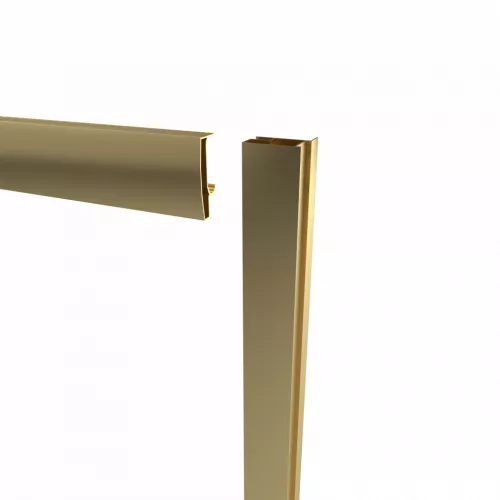 Душевое ограждение Triton "ВЕНТА-ГОЛД" 120х80  низкий поддон, Цвет профиля: Золото, Выбрать размер: 120х80, изображение 10