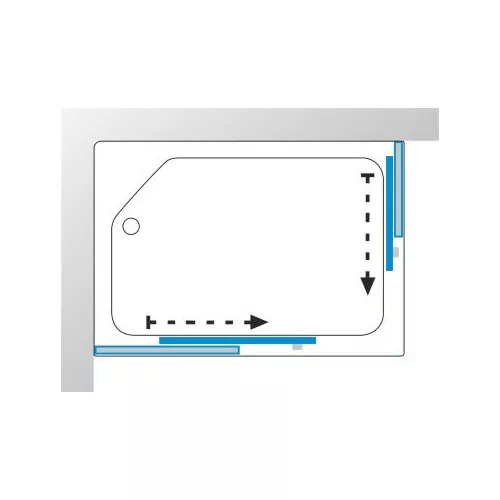 Душевая кабина Triton КВАДРО А NEW (низкий поддон ), Выбрать размер: 100х80, изображение 8