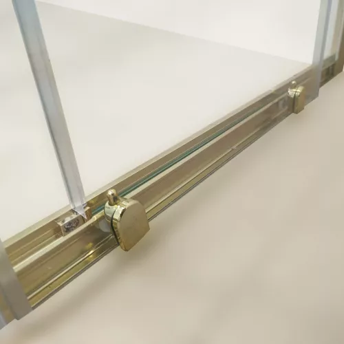 Душевое ограждение  Triton "ДЕКА-ГОЛД", Цвет профиля: Золото, Тип поддона: Низкий, Выбрать размер: 90х90, изображение 7