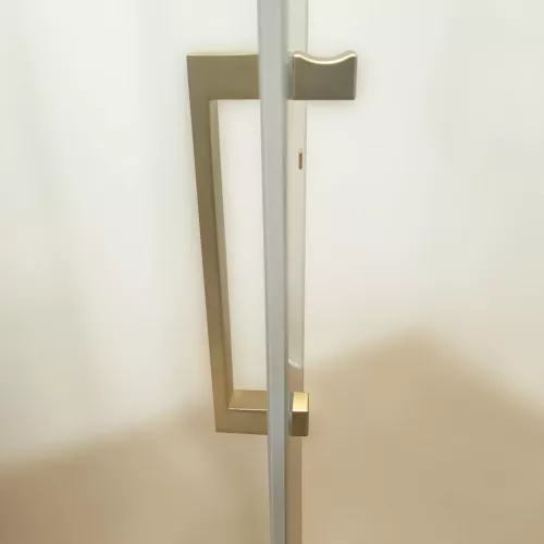 Душевое ограждение  Triton "ТЕРРА-ГОЛД" (низкий поддон) 90х90 квадрат, Цвет профиля: Золото, изображение 10