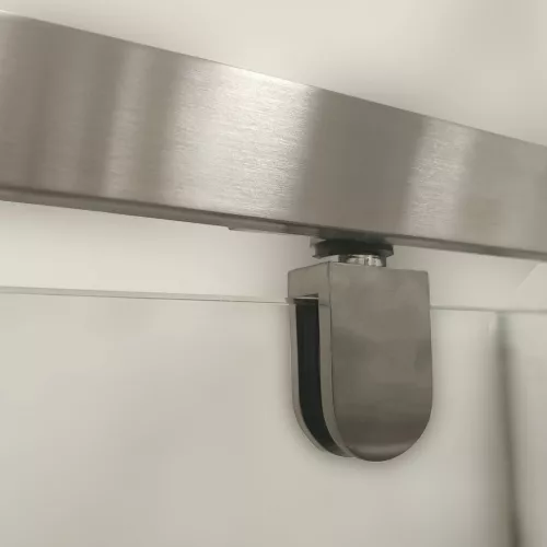 Душевое ограждение  Triton "ДЕКА-ГРАФИТ", Цвет профиля: Серый, Тип поддона: Низкий, Выбрать размер: 90х90, изображение 6