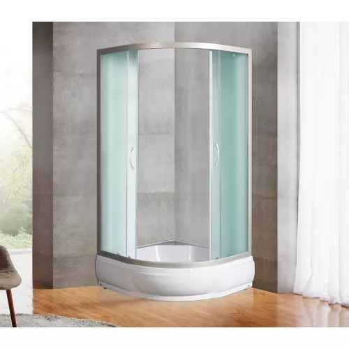 Душевое ограждение River DON МТ 90х90х170 без поддона матовое стекло, изображение 2