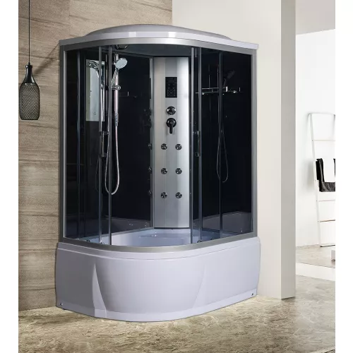 Душевая кабина River DUNAY TH /R  120х90 тонированное/высокий поддон(44см)