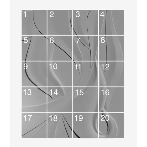 Панель- панно гипсовая 3D ARTPOLE FLAME, изображение 2