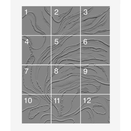 Панель- панно гипсовая 3D ARTPOLE PEARLS, изображение 2