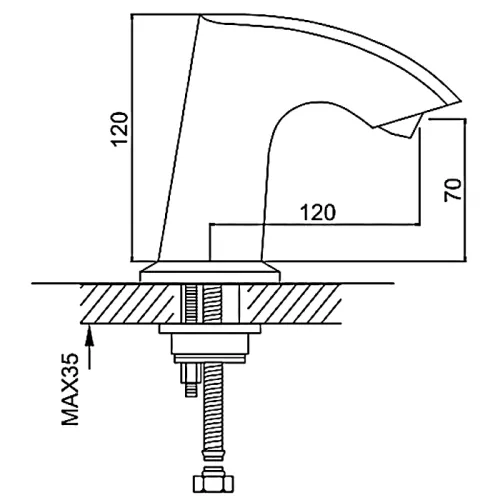 Сенсорный смеситель для раковины Gappo G518, изображение 9