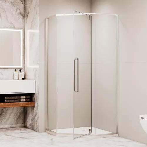 Душевой уголок RGW SV-81  80х80 хром, изображение 3