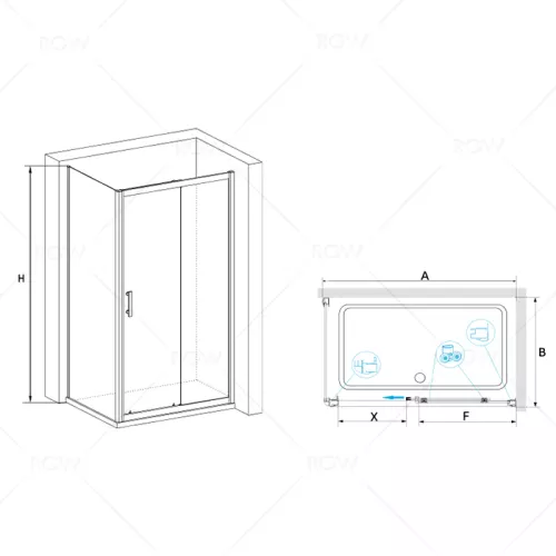 Душевой уголок  RGW PA-145  90*120, изображение 3
