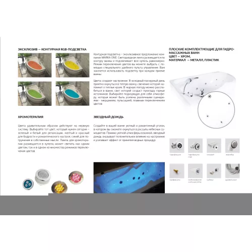 Ванна 1Marka GRACIA (комплект) 170х100 R со встр. смесителем на борт ванны, изображение 9