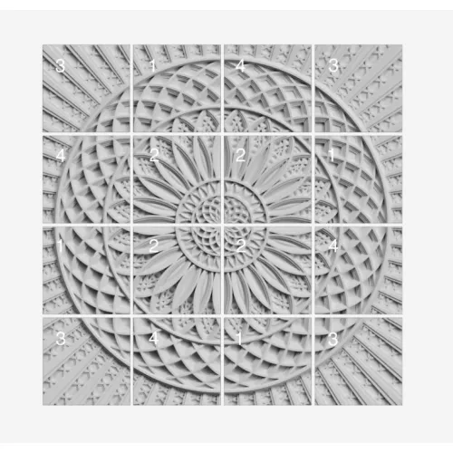 Панель - панно гипсовая 3D ARTPOLE SHANGRILA, изображение 2