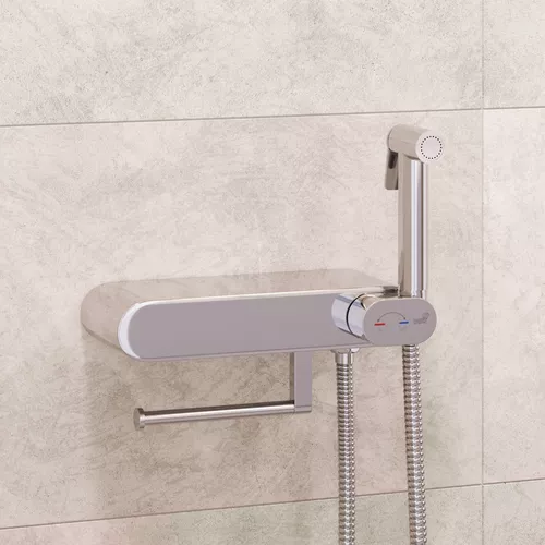 Гигиенический душ со смесителем RGW SP-222, Выбрать цвет: Хром, изображение 2