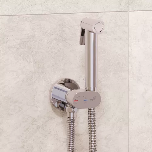 Гигиенический душ со смесителем RGW SP-213, Выбрать цвет: Хром, изображение 2