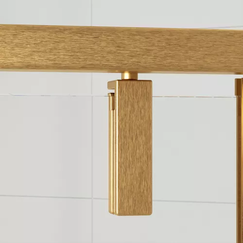 Душевой уголок RGW HO-088Gb матовое/золото, Цвет стекла: матовое, Цвет профиля: Золото, Выбрать размер: 90х90, изображение 3