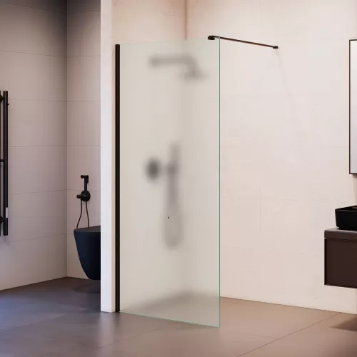 Душевая перегородка RGW WA-210 матовое стекло, Цвет стекла: матовое, Цвет профиля: Хром, Выбрать размер: 70, изображение 3