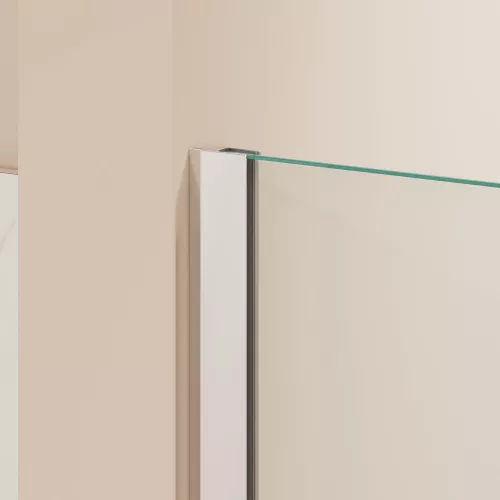 Душевая перегородка RGW WA-054 (WA-010 + Z-072) прозрачное/хром, Цвет стекла: прозрачное, Цвет профиля: Хром, Выбрать размер: 70, изображение 3