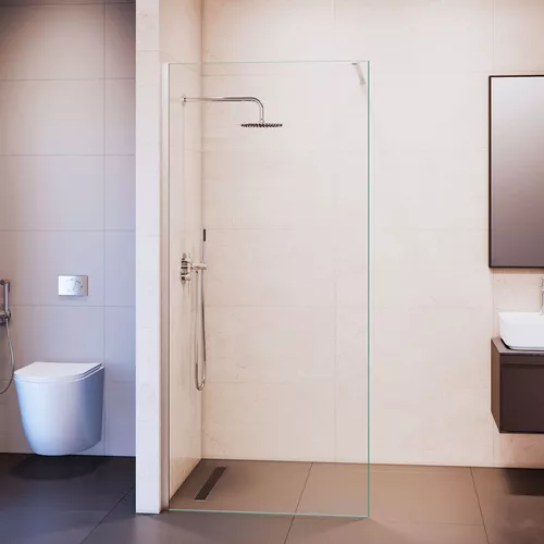 Душевая перегородка RGW WA-210 прозрачное стекло, Цвет стекла: прозрачное, Цвет профиля: Хром, Выбрать размер: 70, изображение 4