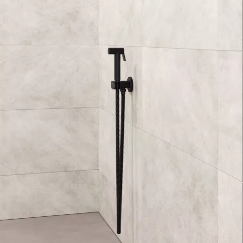 Гигиенический душ со смесителем RGW SP-213B, Выбрать цвет: Черный, изображение 4