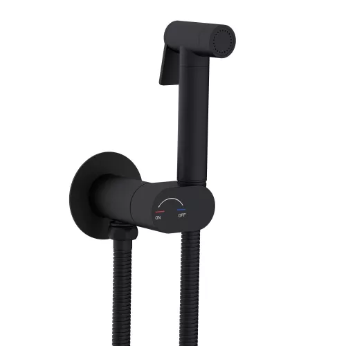 Гигиенический душ со смесителем RGW SP-213B, Выбрать цвет: Черный, изображение 5