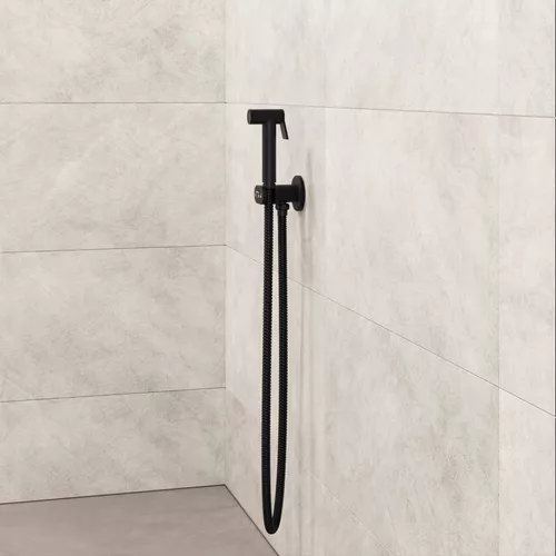 Гигиенический душ со смесителем RGW SP-210B, Выбрать цвет: Черный, изображение 5