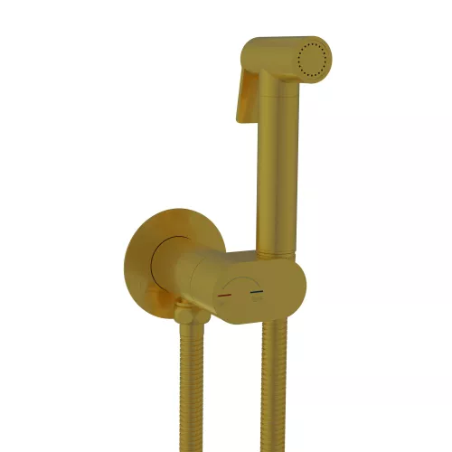 Гигиенический душ со смесителем RGW SP-213Gb, Выбрать цвет: Золото, изображение 5