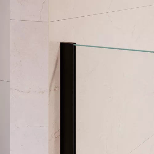 Душевая перегородка RGW WA-210B прозрачное стекло, Цвет стекла: прозрачное, Цвет профиля: Черный, Выбрать размер: 70, изображение 7