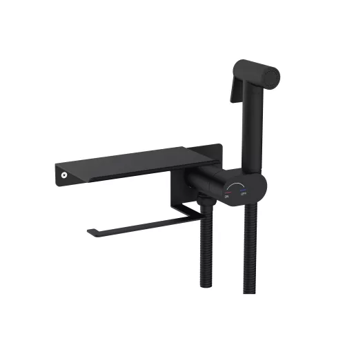 Гигиенический душ со смесителем RGW SP-221B, Выбрать цвет: Черный, изображение 6