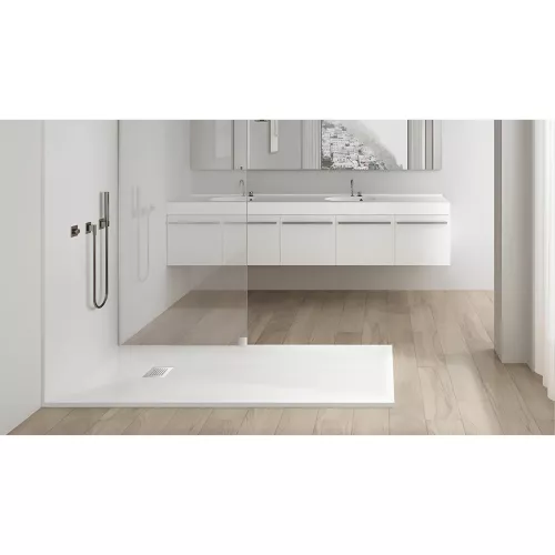 Душевой поддон прямоугольный STONE TRAY-W, Выбрать цвет: Белый, Выбрать размер: 800x1000, изображение 3