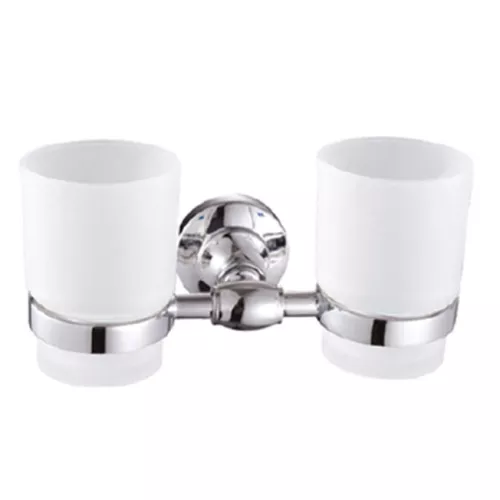 Стакан керамика двойной Ceramalux BIANCO 52003