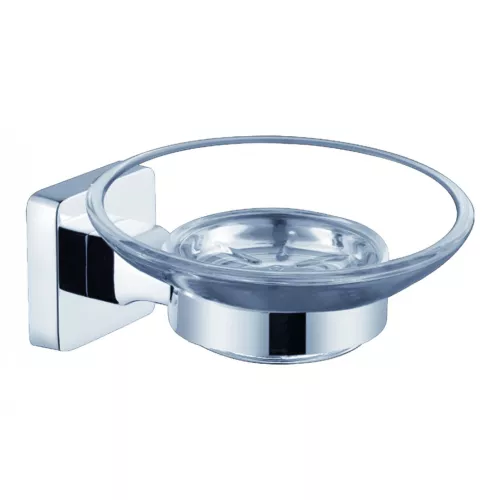 Мыльница стекло Ceramalux QUADRO 61904