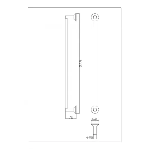 Полотенцедержатель Ceramalux FLEUR 78308, изображение 2