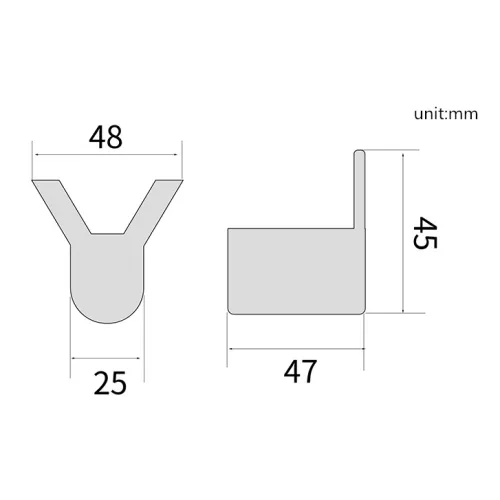 Крючок двойной Ceramalux FLORENZIA 63101A, изображение 2