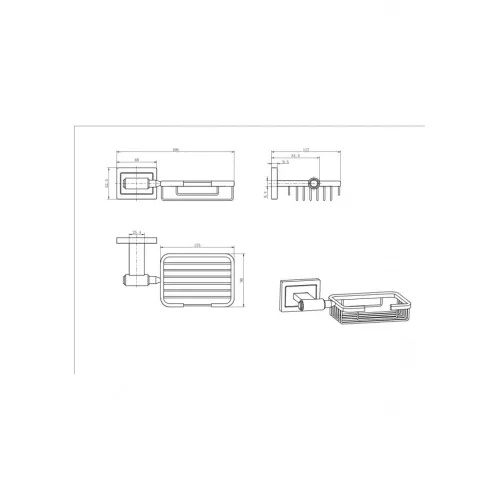Мыльница Решетка Ceramalux GAMMA 12305, изображение 2