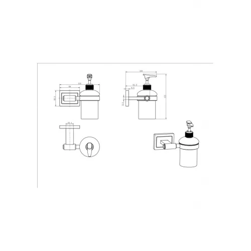 Дозатор Ceramalux GAMMA 12312, изображение 2