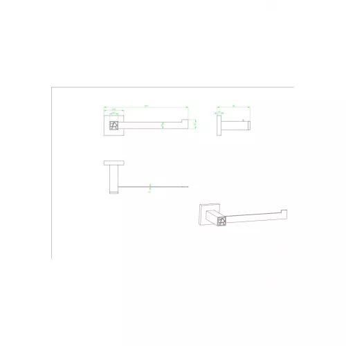 Бумагодержатель Ceramalux VENEZIA 88607-1, изображение 2
