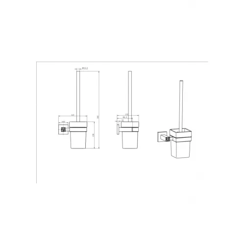 Ёршик подвесной Ceramalux VENEZIA  88613-1, изображение 2