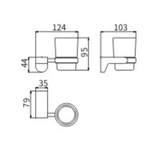 Стакан стекло Ceramalux NEO 51002, изображение 2