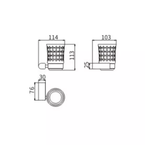 Стакан стекло Ceramalux FLORENZIA 63102, изображение 2