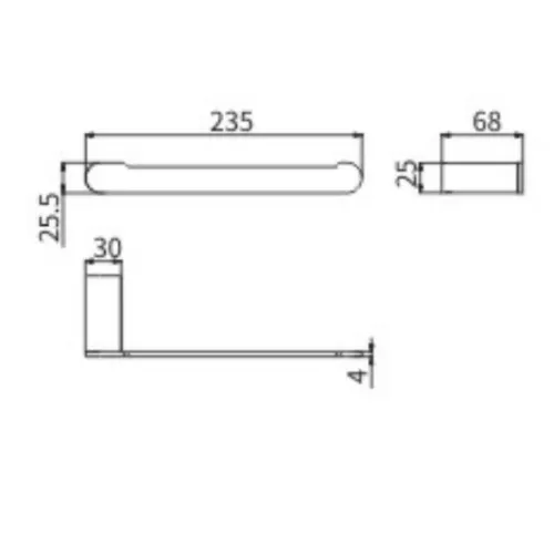 Бумагодержатель Ceramalux FLORENZIA 63106, изображение 2