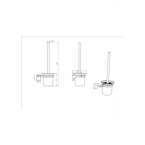 Ёршик подвесной Ceramalux MONELLI  70013, изображение 2