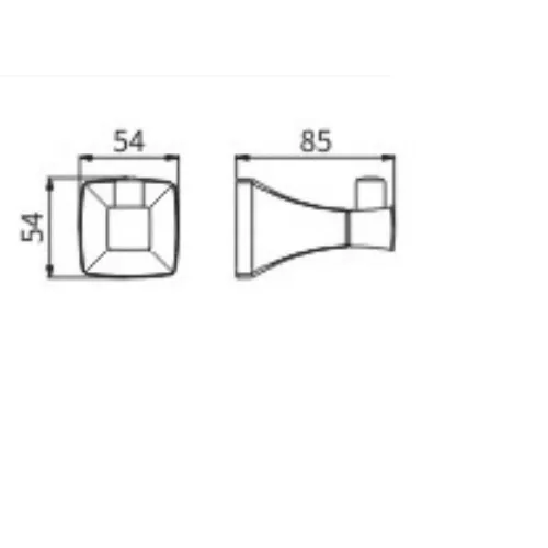 Крючок Ceramalux DOMINO 95401, изображение 2