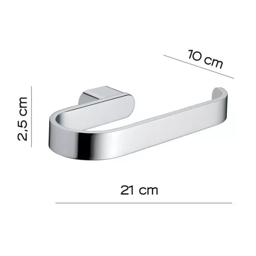 Gedy G-Azzorre  полотенцедержатель - полукольцо   хром, изображение 2