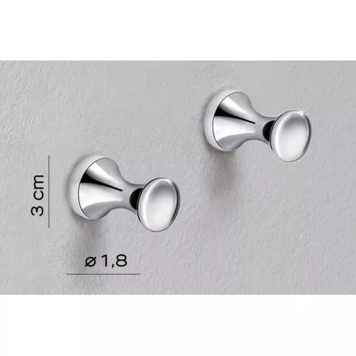 Gedy  пара крючков   хром, изображение 2