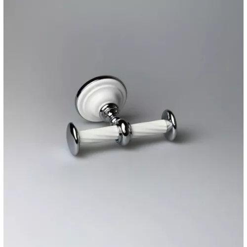 Stil Haus Giunone  крючок двойной   хром - белый, изображение 2