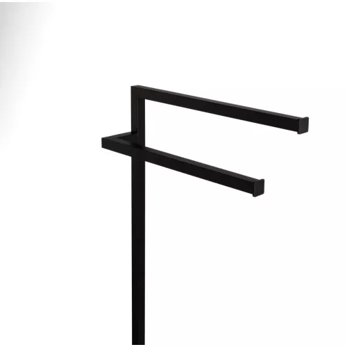 Stil Haus Urania  стойка: 2 полотенцедержателя   черный матовый, изображение 3